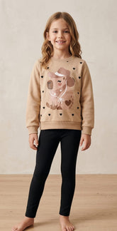 Conjunto Moletom e Leggin Capivara Infantil
