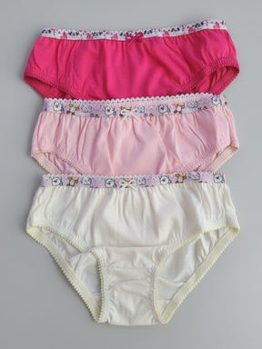 Calcinha Infantil 100% Algodão Lisa – Kit com 3- Conforto, Maciez e Cuidado para o Dia a Dia