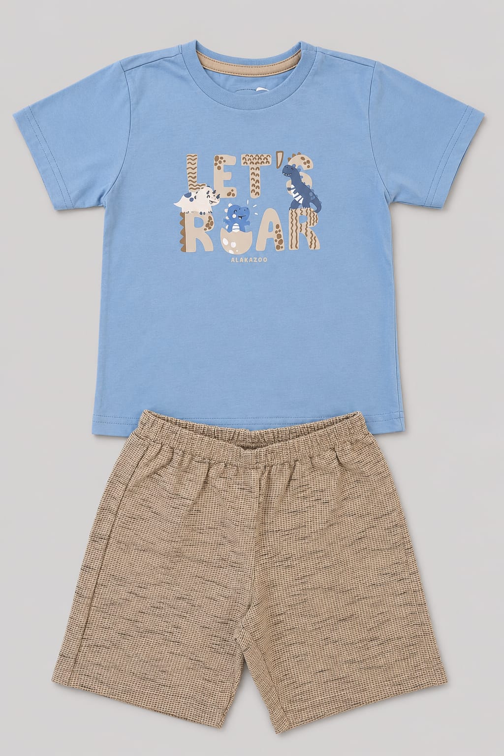 Conjunto Infantil Masculino Blusa e Bermuda