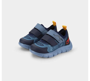 Tênis Infantil Bibi Energy Baby 2.0 Azul de Dinossauro