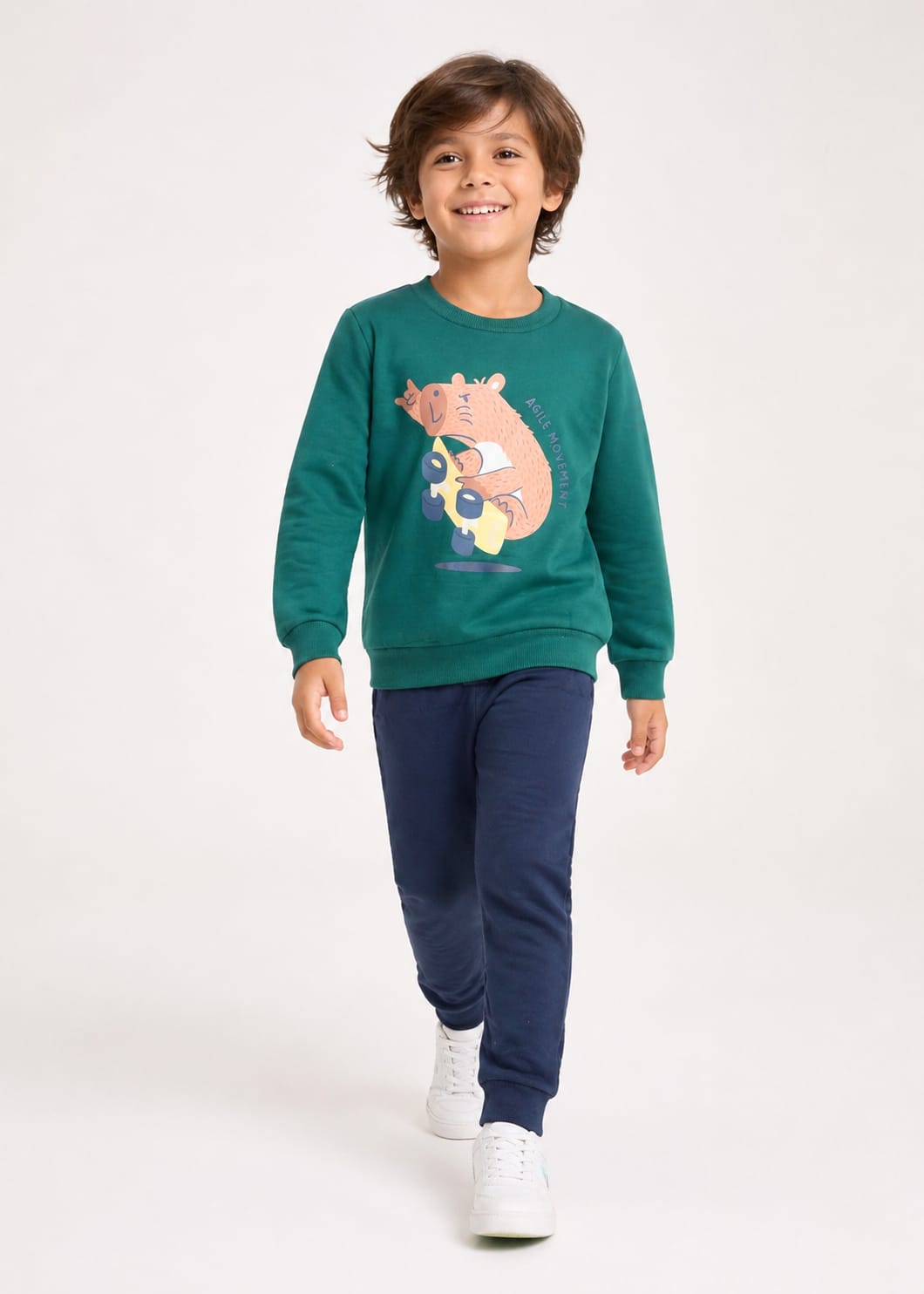 Conjunto Infantil Moletom Capivara