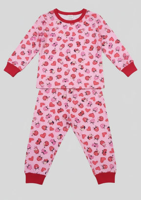 Pijama Infantil Menina Joaninha em Malha Modelli