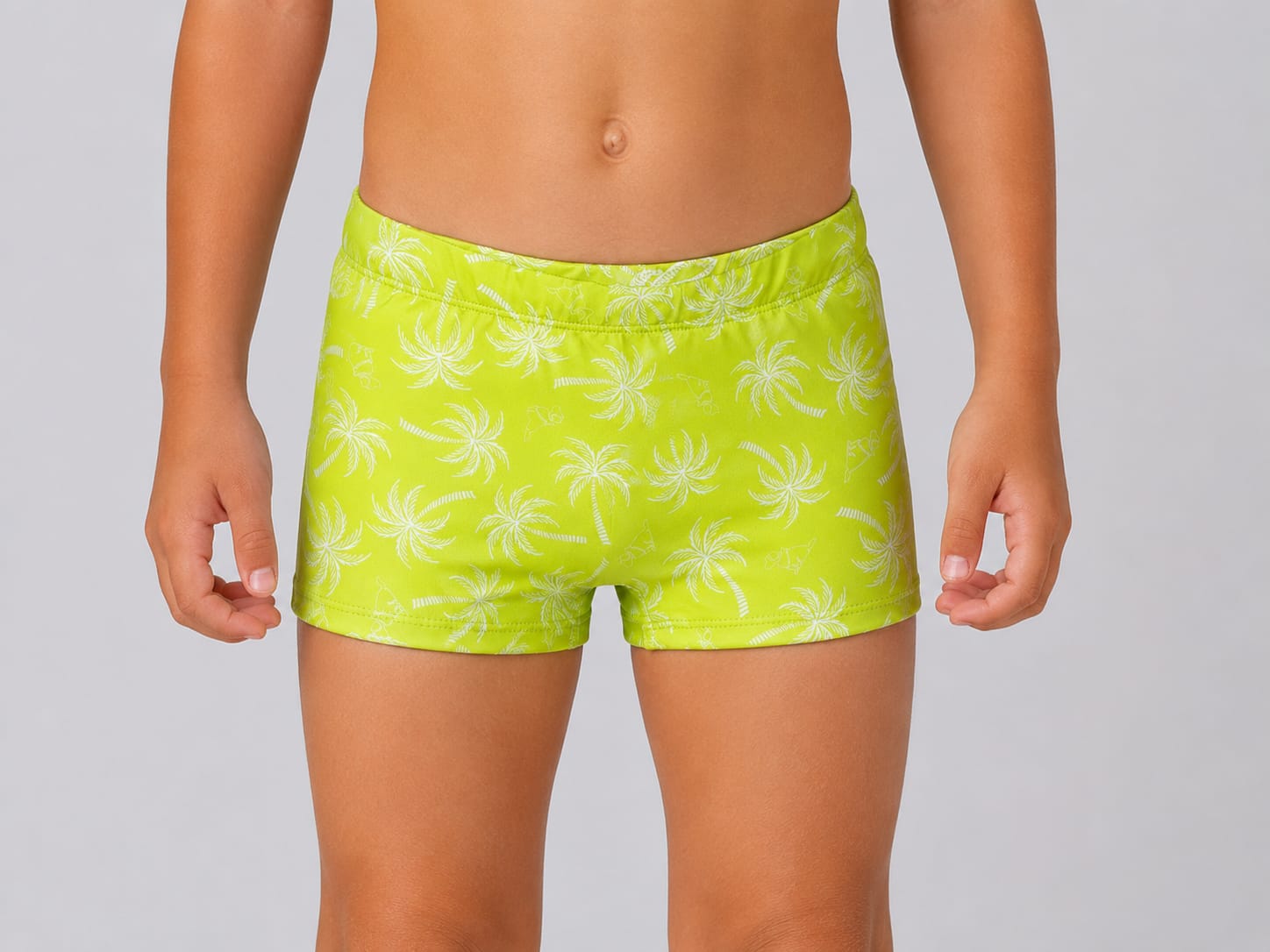 Sunga Infantil com Proteção UV 50+ Estampa Tropical