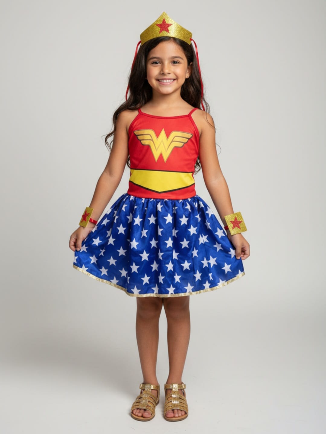 Fantasia infantil mulher maravilha