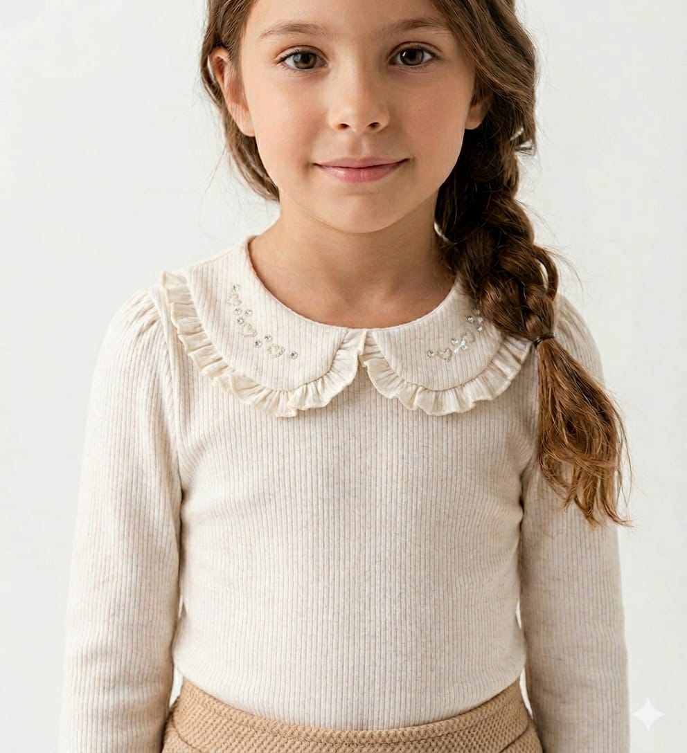 Conjunto Short Saia e Blusa Meia Estação Infantil Confortável e Estiloso