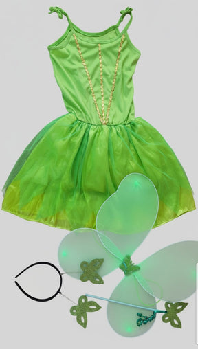 Fantasia infantil sininho com acessórios