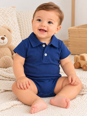 BODY POLO BEBÊ 100% ALGODÃO MALHA PREMIUM