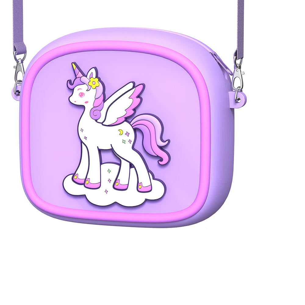 Câmera Infantil AMORUS Instantânea 1080P HD – Dual Lens, Selfie, Impressão com Papel e Cartão 32GB