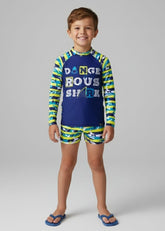 Conjunto Blusa de Proteção UV 50 e Sunga Menino