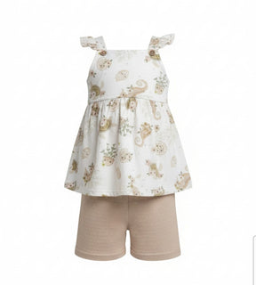 Conjunto Infantil Alakazoo – Blusa e Short Feminino, Conforto e Estilo para o Dia a Dia