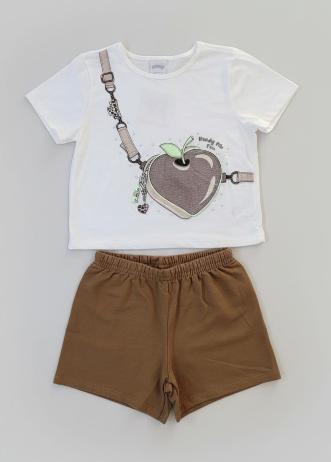 Conjunto Infantil Alakazoo Pontos de Luz – Blusa e Short Feminino Delicado, Confortável e Estiloso