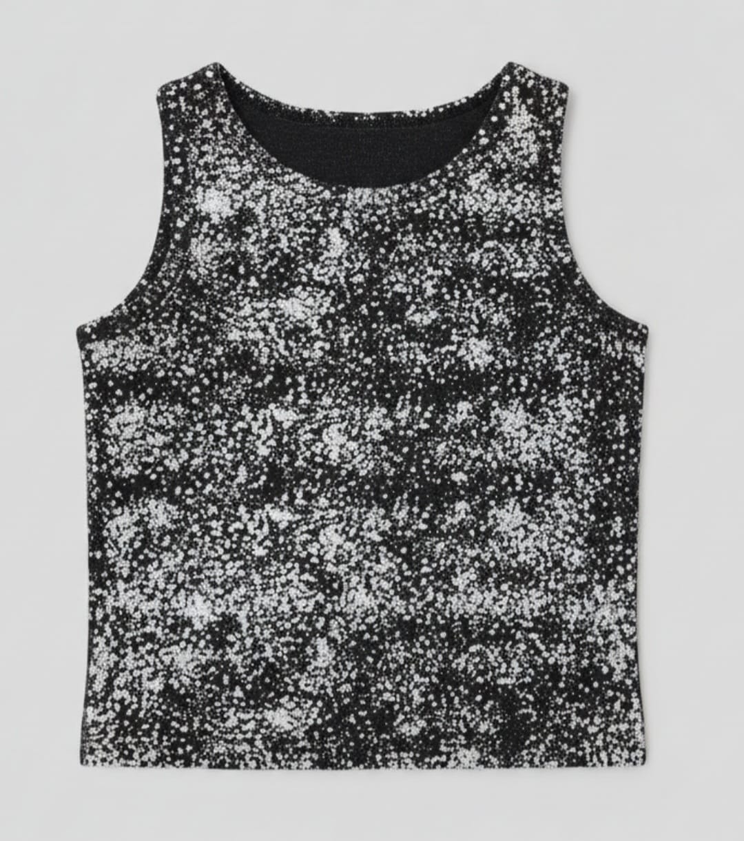 Conjunto Infantil KYLY Preto e Prata – Blusa e Saia Feminina Moderna, Confortável e Estilosa