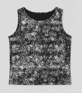 Conjunto Infantil KYLY Preto e Prata – Blusa e Saia Feminina Moderna, Confortável e Estilosa