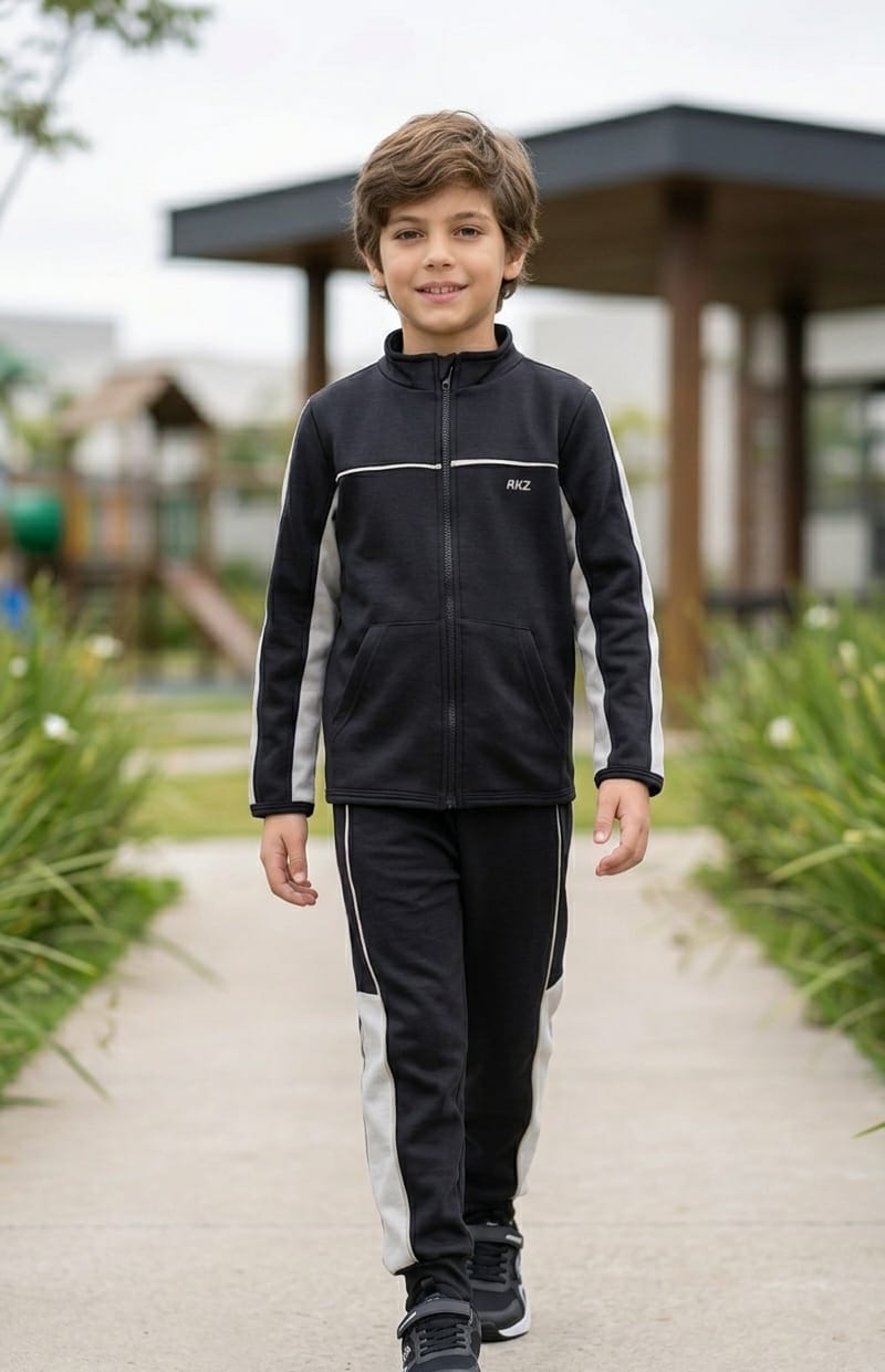 Conjunto Infantil em Malha Suedine Dublado