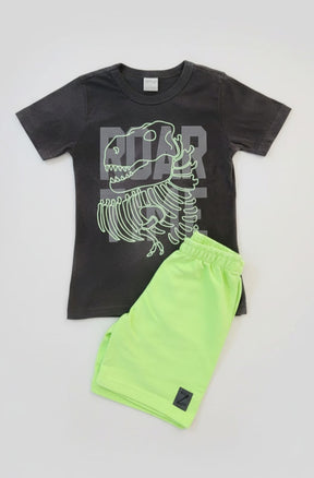 Conjunto Dino Infantil em Algodão – Conforto, Estilo e Diversão Todos os Dias