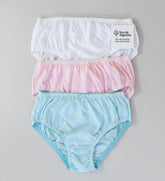 Calcinha Infantil 100% Algodão Lisa – Kit com 3-  Conforto, Suavidade e Liberdade para o Dia a Dia