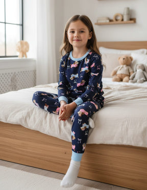 Pijama Infantil Cachorrinho 100% Algodão Meia Estação