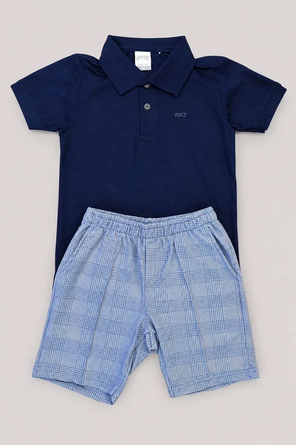 Conjunto Infantil Masculino Polo e Bermuda