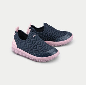 Tênis Infantil Bibi Roller 2.0 Azul e Rosa de Coração - Azul