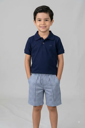 Conjunto Infantil Masculino Polo e Bermuda