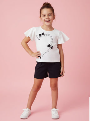 Conjunto Laço Infantil com Brilho – Delicadeza, Conforto e Estilo para Meninas