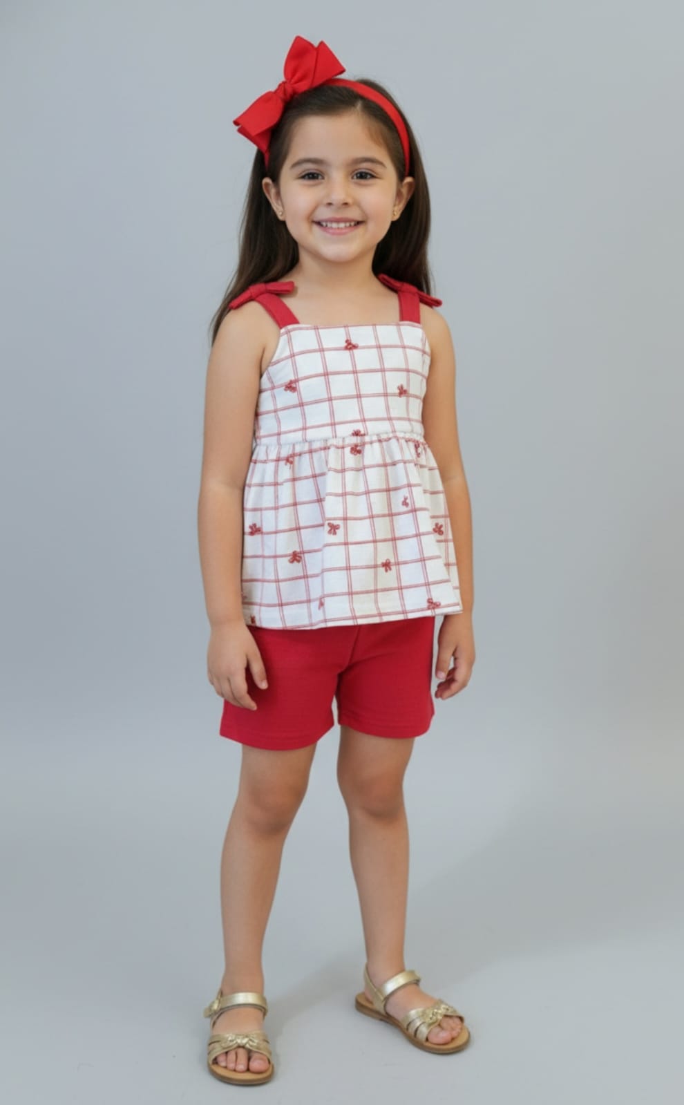 Conjunto Laço Infantil em Malha Nikko – Conforto e Delicadeza para o Dia a Dia