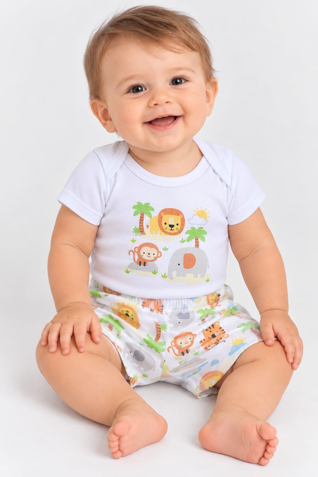Kit Bebê 3 Peças Safari